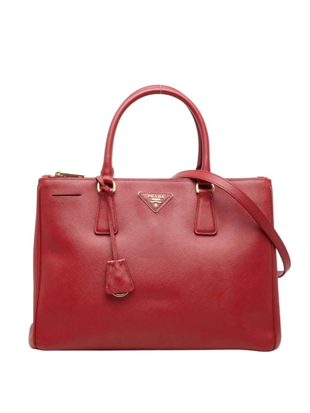 Prada Galleria Double Zip Tote Saffiano #375576P86B